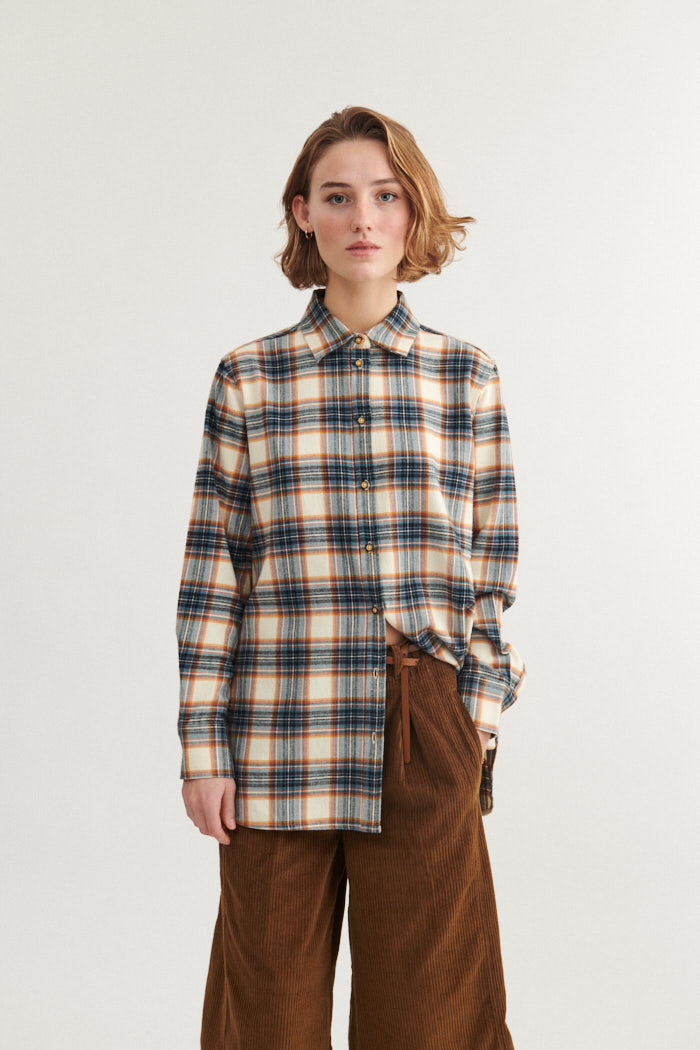 Basic Apparel Lula Oversized Shirt Shirts 798 Copen blue / Birch